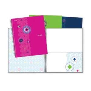  Five Star 1 Subject Geometric Floral Notebook Office 
