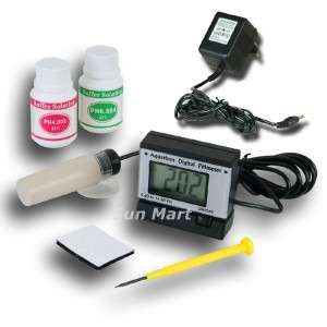 Digital pH Tester Monitor Aquarium Meter Adapter Buffer  