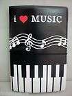 LOVE MUSIC PIANO DESIGN PASSPORT HOLDER COVER CASE 