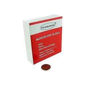 Premium Microscope Slides   Pack of 72  Industrial 