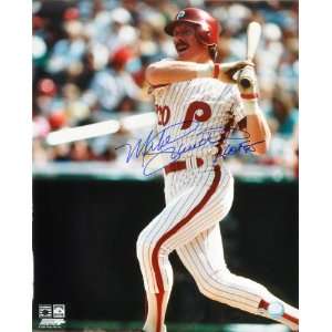  Mike Schmidt Philadelphia Phillies   Action   Autographed 