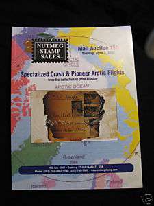 Nutmeg Auction Cat #138 Crash & Pioneer Arctic Flights  