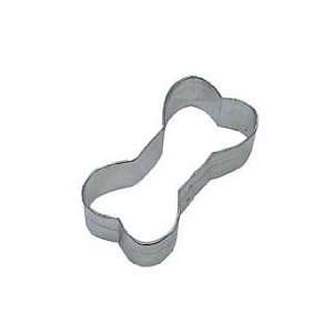  3.5 Dog Bone cookie cutter constructed of tinplate steel. Hand 