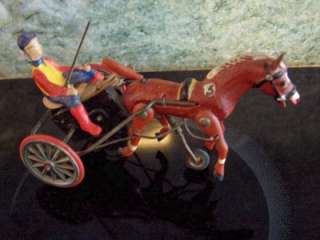 ANTIQUE/VGT TOY RACEHORSE/SURREY/JOCKEY~MADE IN GERMANY  