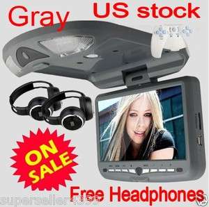 Auto 9 Roof Mount Car Overhead Radio Stereo DVD Player+Sony Lens 
