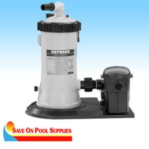   C5501575XES Above Ground Swimming Pool Cartridge Filter System w/Pump