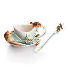 FZ01860 Turtle cup saucer set & spoon Franz Porcelain