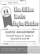 Farmall Clutch Adjustment Service Manual H M Super A C  