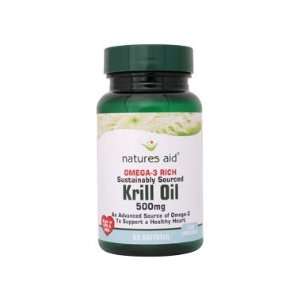  Natures Aid Krill Oil 500mg 60 Capsules Beauty