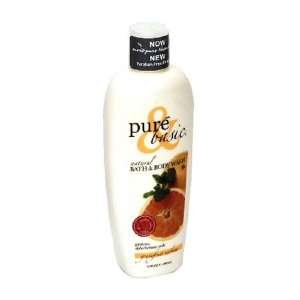  Pure & Basic Bath & Body Wash, Grapefruit Verbena, 12 