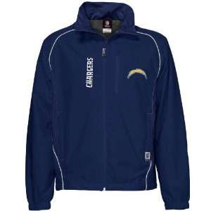  San Diego Chargers NFL Safety Blitz Jacket (Navy) (X Large 