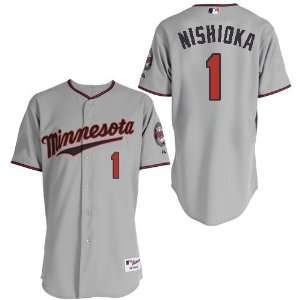  Minnesota Twins #1 Hudson Grey 2011 MLB Authentic Jerseys 