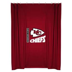   Chiefs NFL 72x72 Inches Bathroom Shower Curtain