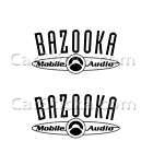 Bazooka Mobile Audio car sticker decal