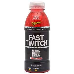 Fast Twitch RTD   NitricOxide Energy Supplement Fruit Punch 12 bottles