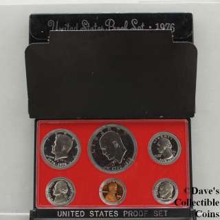 1976 Original Box Proof 6 Coin Clad Proof Set #10278500 59  