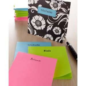  Four Notepads in Floral Tote 