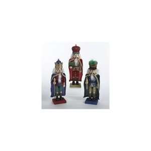  Pack of 6 Glitter Christmas Nutcrackers with Capes Table 