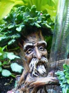 ENCHANTED FOREST RAIN GAUGE MR. WILLOW TREE NEW 6 IN. GARDEN DECOR 