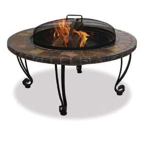   WAD820SP Slate Top Fire Bowl with Copper Accents Patio, Lawn & Garden