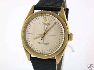 ROLEX Vintage Oyster Perpetual 18K Yellow Gold Watch Model #1008 From 