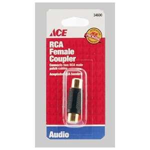  5 each Ace RCA Double Female Audio Coupler (34690)