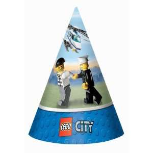  Lets Party By Amscan LEGO City Cone Hats 