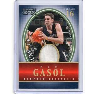   Topps Luxury Box Lay Up Relics 75 Pau Gasol #PG NM MT /75 Jersey Card