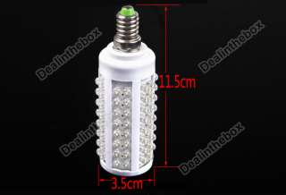 E14 5W 360° 108 LED Screw Corn Energy Saving Light Bulb Lamp Cool 