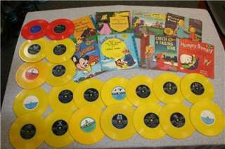 LOT OF 1950s (28) CHILDRENS DISNEY & GOLDEN RECORDS 45 RPM  