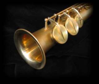 RAMPONE & CAZZANI R1 Jazz Soprano Saxophone in BRUSHED BRASS   Brand 
