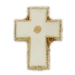 Cross Lapel Pin with Mustard Seed Womens Religious Jewelry Mustard 
