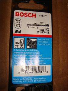 BOSCH 5/8X12 MASONRY SDS CARBIDE DRILL BIT HC2104  