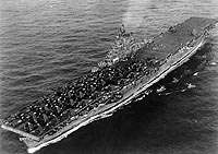 USS WASP CV 18 PREP CHARLIE WW II DEPLOYMENT CRUISE BOOK YEAR LOG 1945 