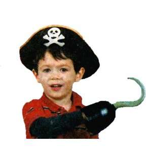  Pirate Hook and Child Pirate Hat Toys & Games