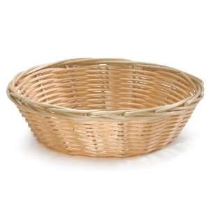 Round Handwoven Plastic Basket, 8 1/2 x 2 1/4 H   Dozen  