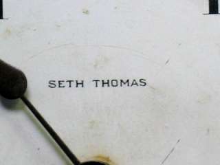 Antique Seth Thomas Wood Mantle Clock 89 Movement  