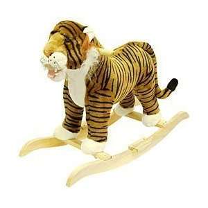  Tiger Plush Rocking Animal   Toys & Games  Animal Rockers 