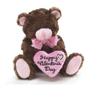   Bear Happy Valentines Day Plush Stuffed Animal Gift 