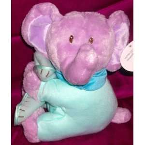   Plush Baby Elephant Holding Blankie Soft Doll Toy Toys & Games