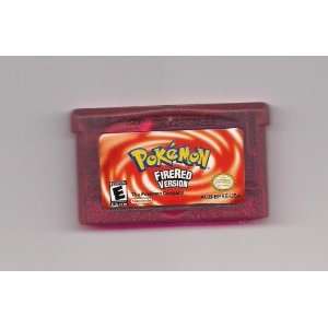  POKEMON FIRE RED VERSION GAMEBOY GBA GAME CARTRIDGE 