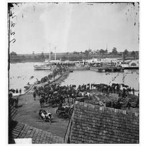   loaded from a pontoon bridge during the evacuation