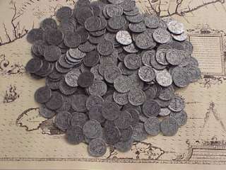   our best 8 reale shipwreck coins reproduced in lead free pewter silver