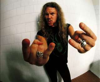 James Hetfield skull ring sterling silver 925 Metallica  