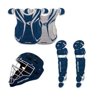 Easton Rival Home & Road Youth Baseball Catchers Gear Package   Navy 