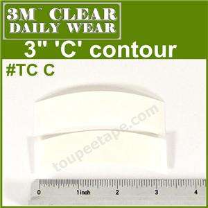 3M 1522 Daily Wear Clear Tape 3 C contour 36pcs #TCC toupee wig 