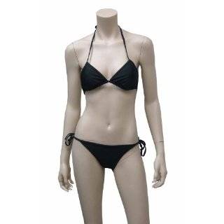 Womens Triangle Top String Bikini With Soft Cup Padding Swimsuit by 