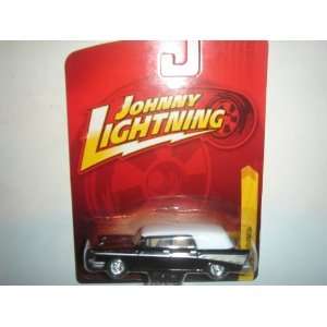  2011 Johnny Lightning R17 1957 Chevy Hearse Black/White 