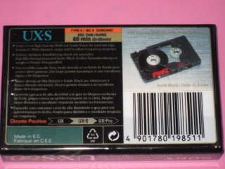 SONY UX S 60 Chrome CASSETTE Tape Made in E.C. SEALED  