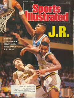 1987 Sports Illustrated J.R. Reid North Carolina q2w3e  